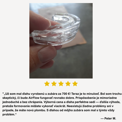 AirFlow™ – Συσκευή κατά του ροχαλητού και της υπνικής άπνοιας