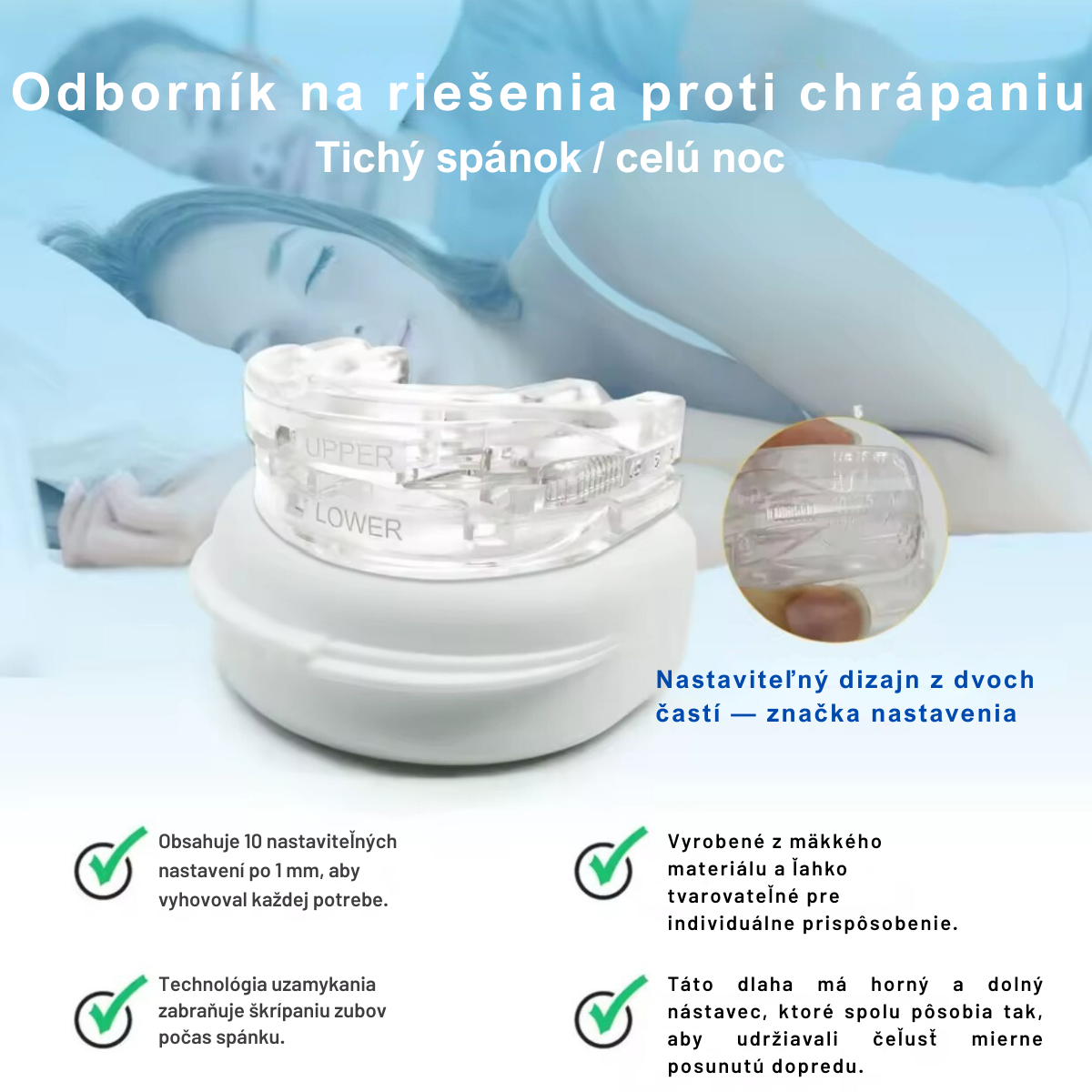 AirFlow™ – Συσκευή κατά του ροχαλητού και της υπνικής άπνοιας